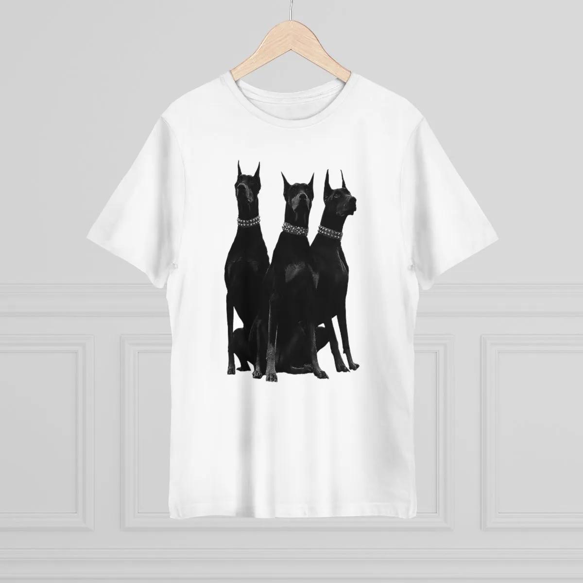 Dobermans Pinscher Gangster Dog Art T-shirt - Image 3