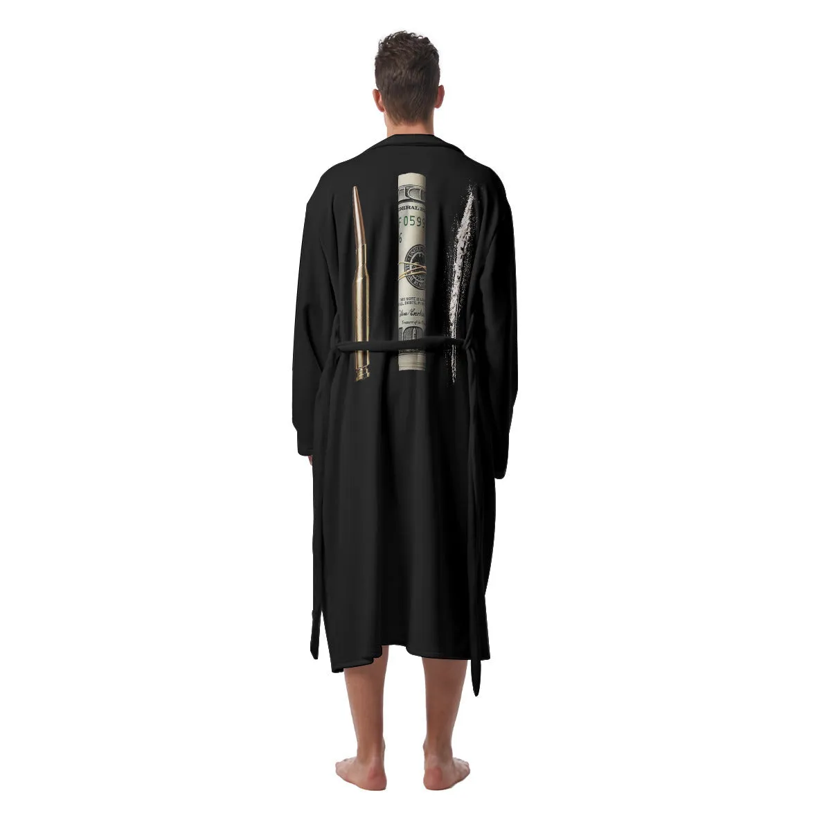 Don El Jefe Colombian Boss Mobster Heavy Fleece Robe