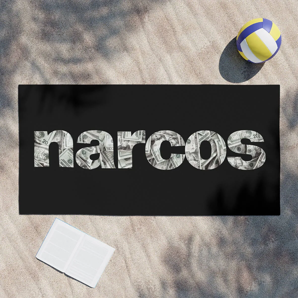 Don Pablo El Patron Colombian Narco Medellin Beach Towel - Image 4