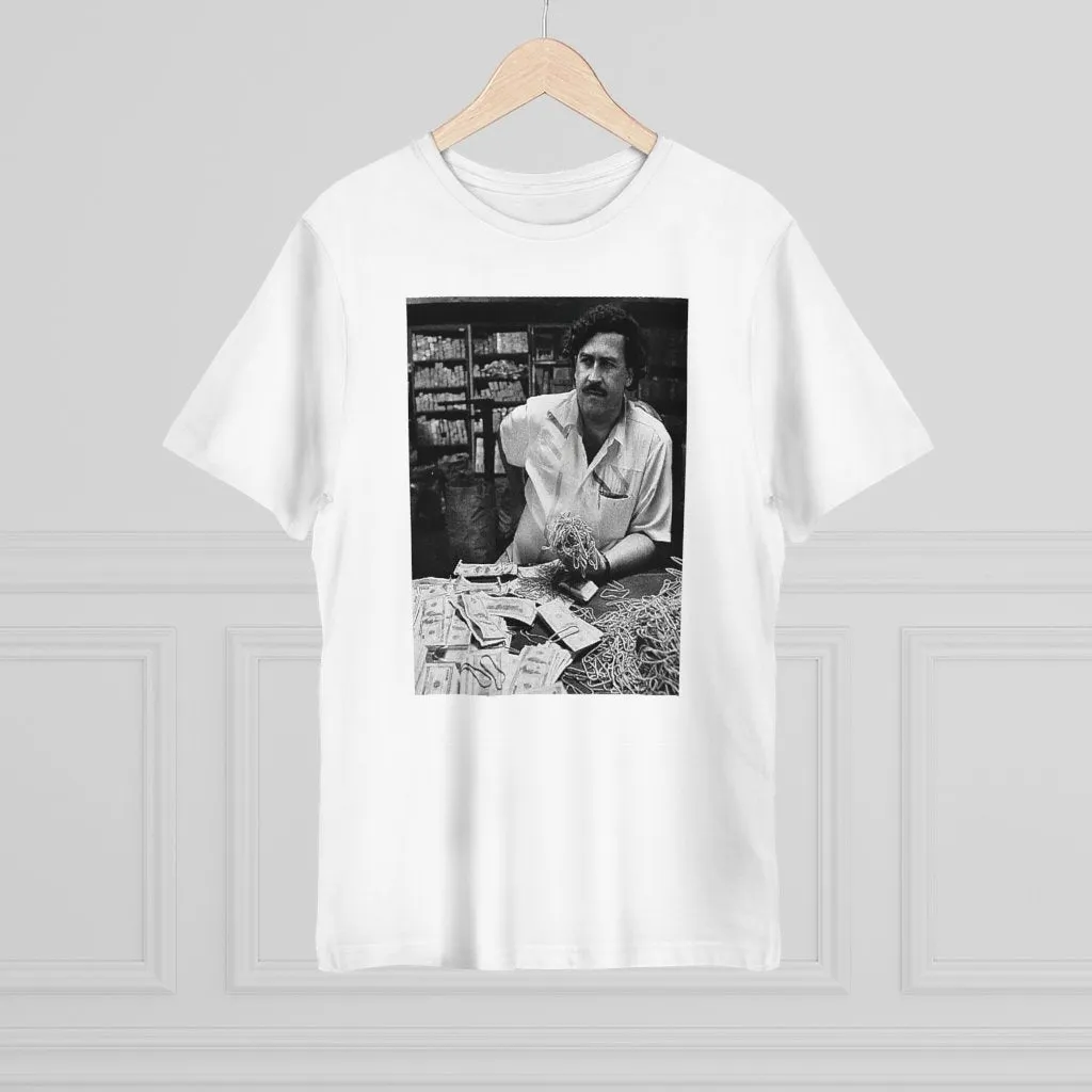 Don Pablo Escobar and his Money on the table T-shirt - Image 3