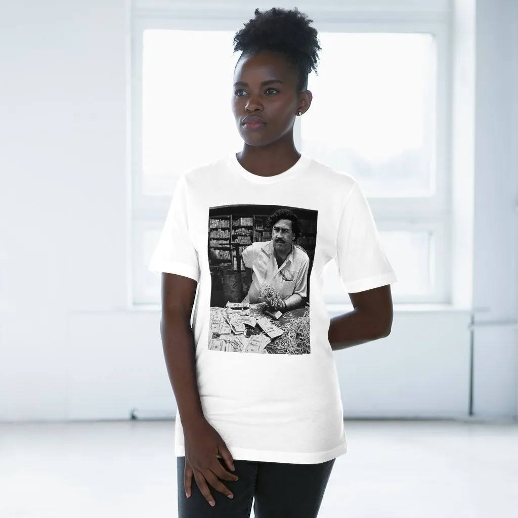 Don Pablo Escobar and his Money on the table T-shirt - Image 5