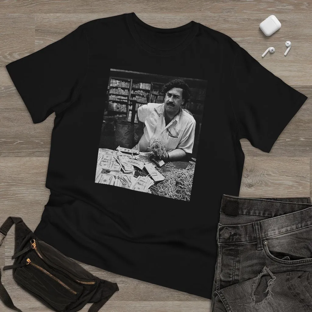 Don Pablo Escobar and his Money on the table T-shirt - Image 7