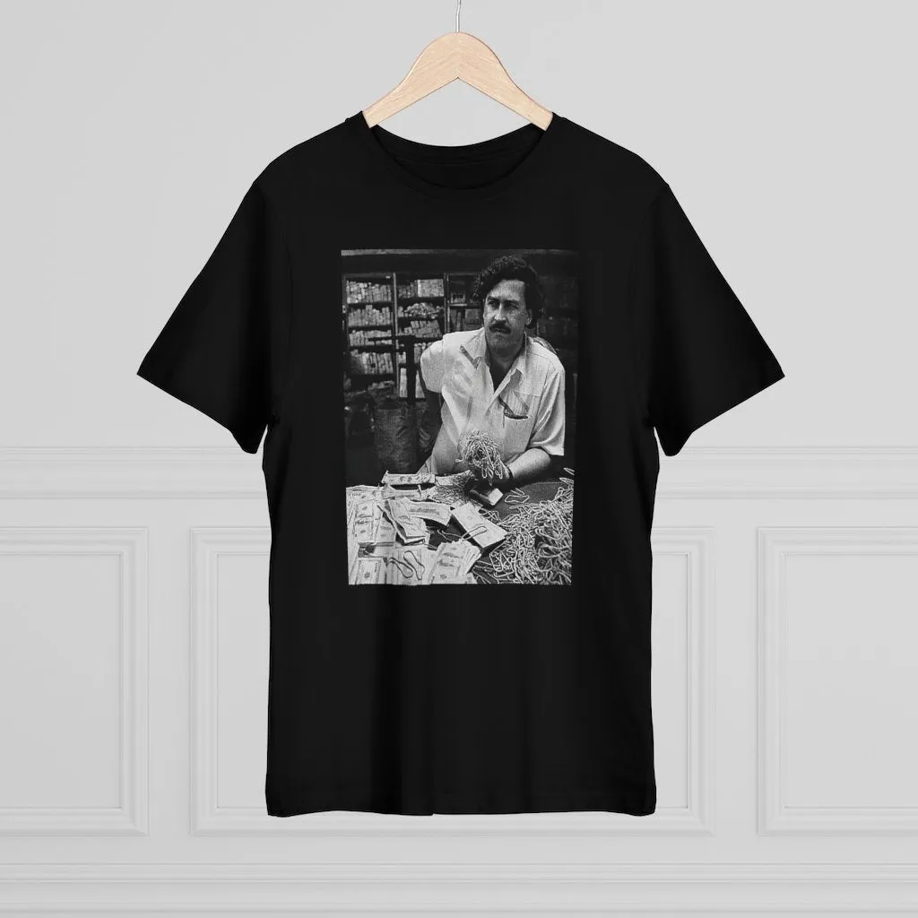 Don Pablo Escobar and his Money on the table T-shirt - Image 8