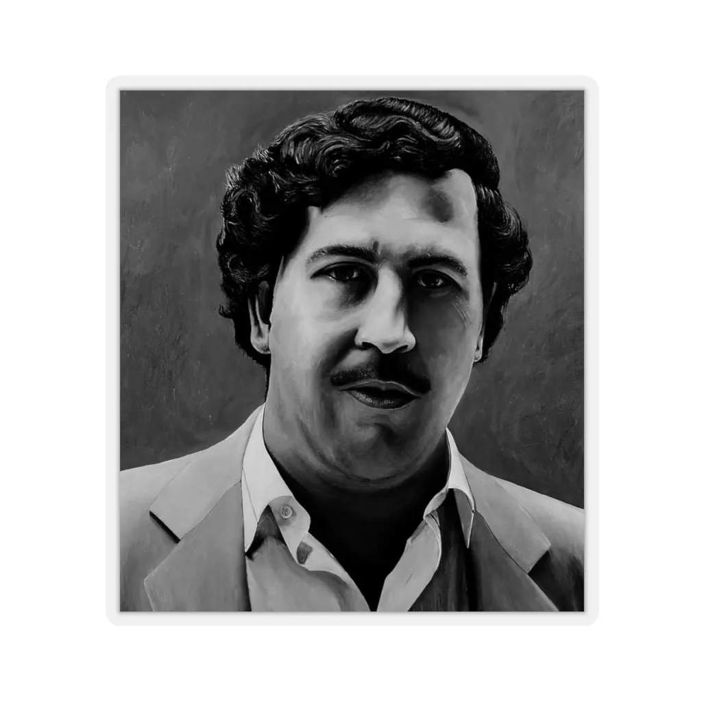 Don Pablo Escobar Painting Colombian Gentleman Stickers