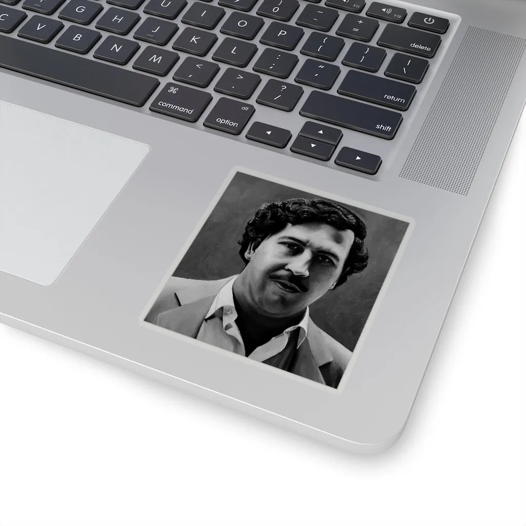 Don Pablo Escobar Painting Colombian Gentleman Stickers - Image 4