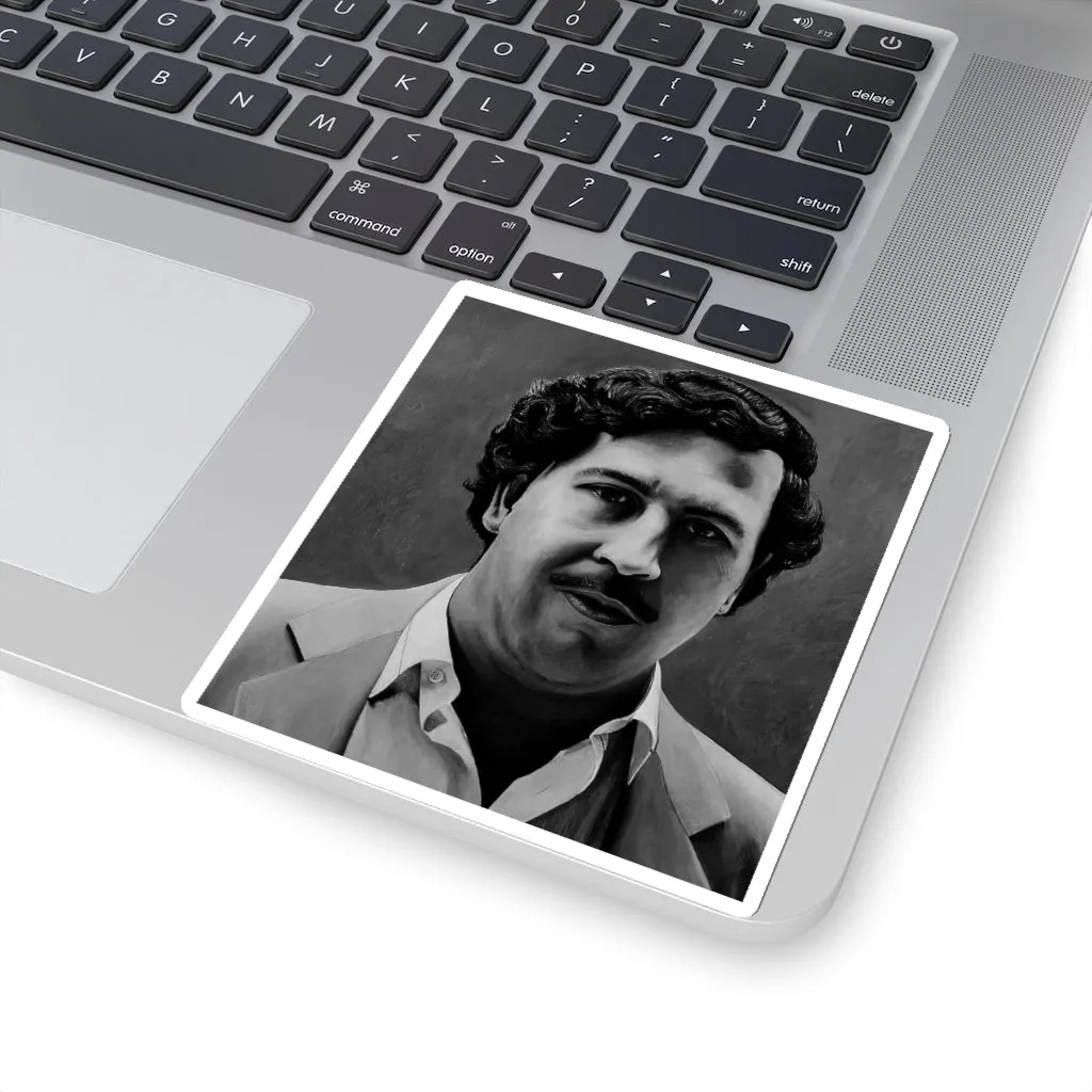 Don Pablo Escobar Painting Colombian Gentleman Stickers - Image 7