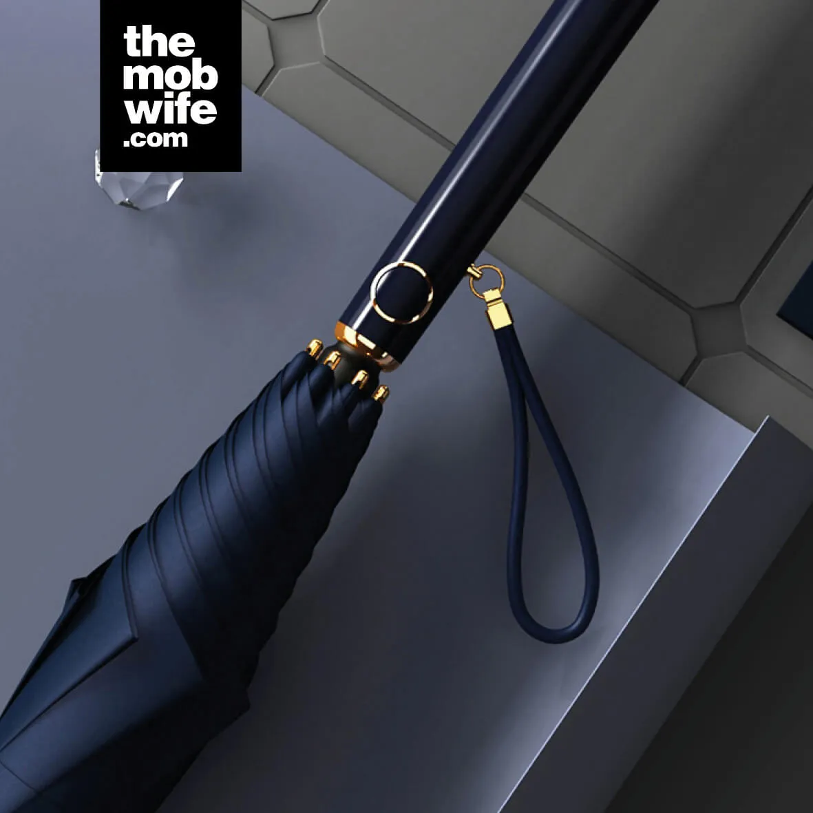 Elegant Women Fashion Designer Long Windproof Umbrella - Image 13