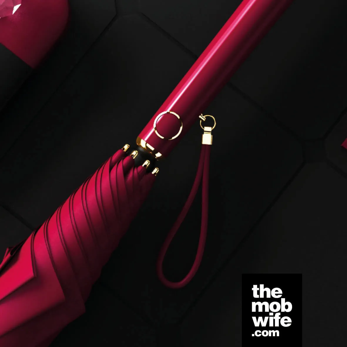 Elegant Women Fashion Designer Long Windproof Umbrella - Image 9