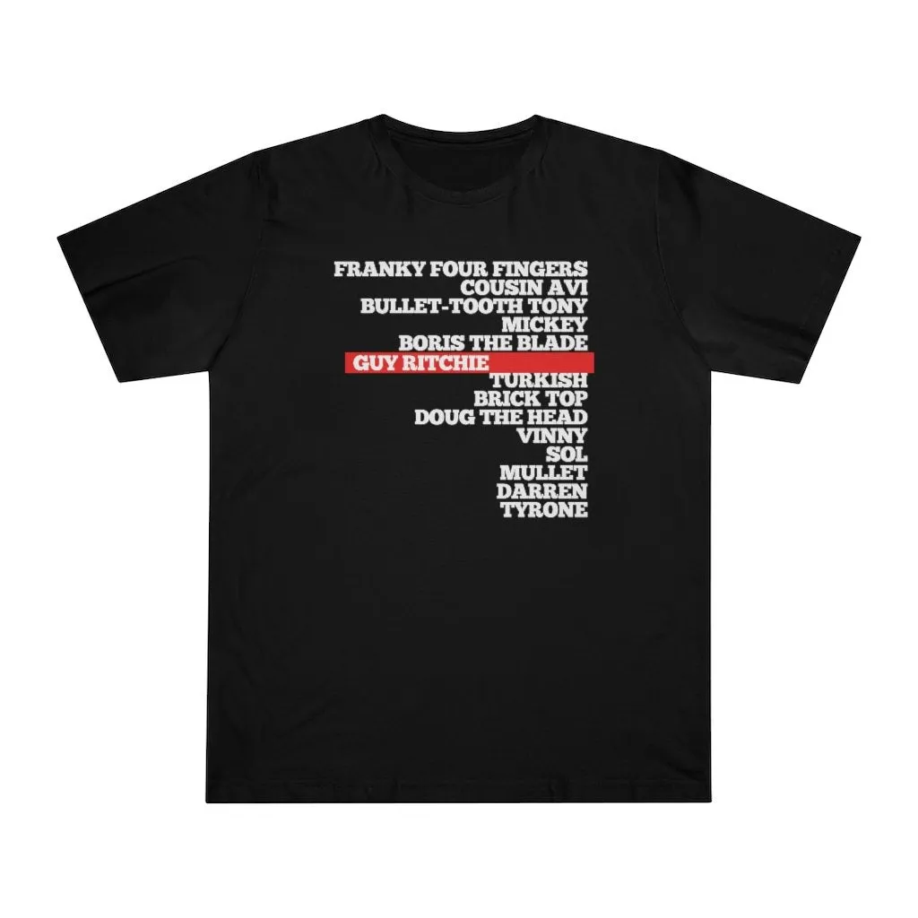 Film Directed by Guy Ritchie characters T-shirt