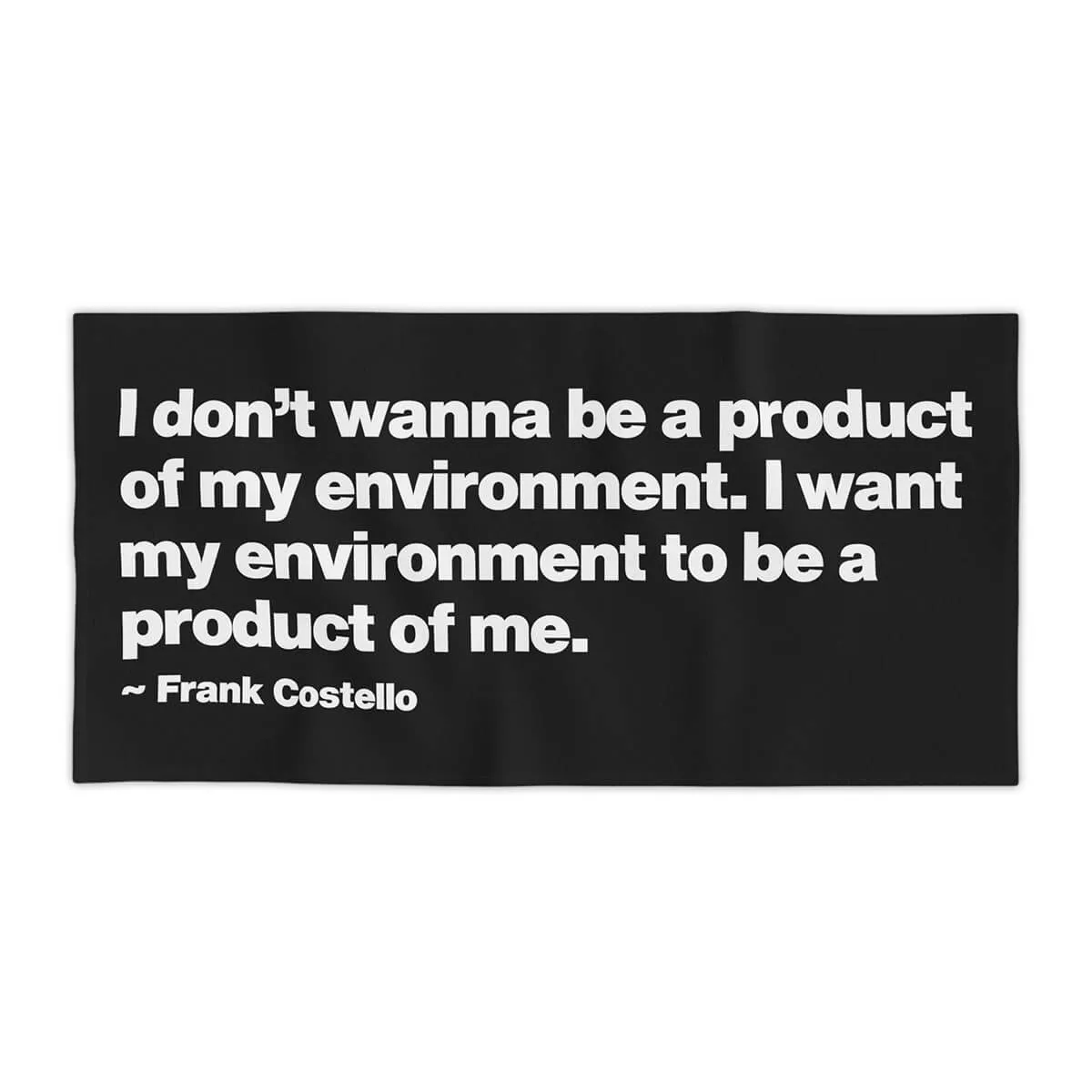 Frank Costello The Prime Minister Mobster Beach Towel