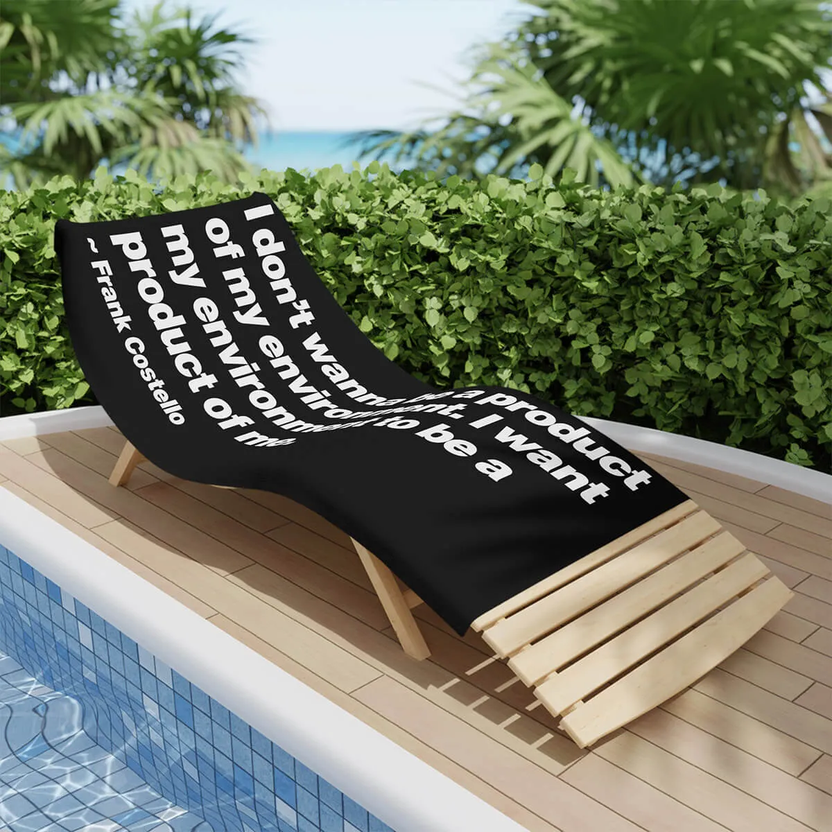 Frank Costello The Prime Minister Mobster Beach Towel - Image 3