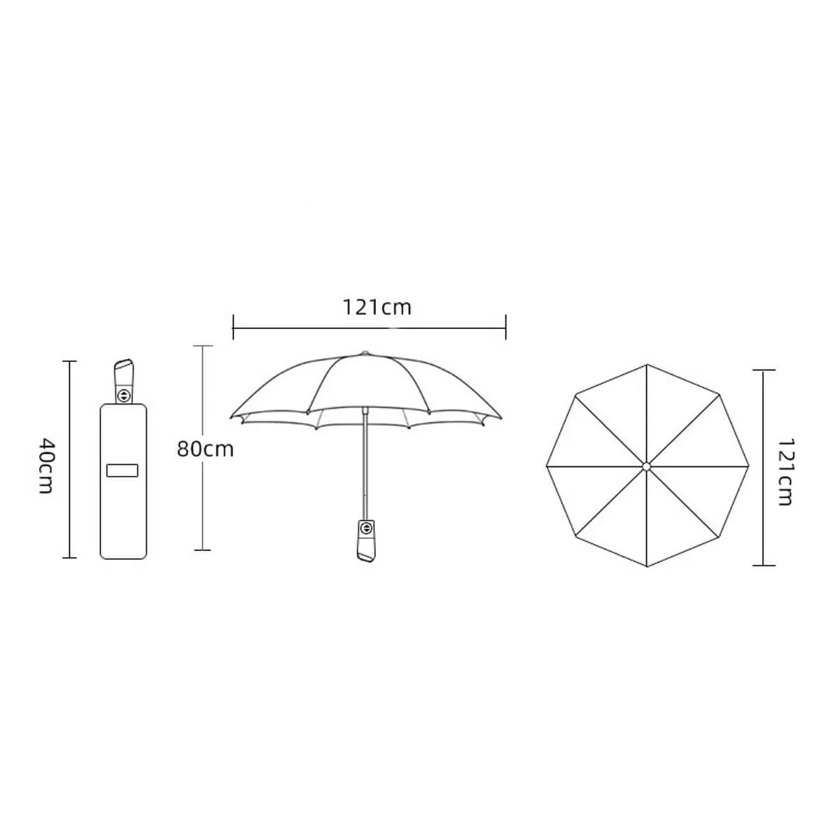 Fully Automatic Windproof Large Luxury Umbrella - Image 16
