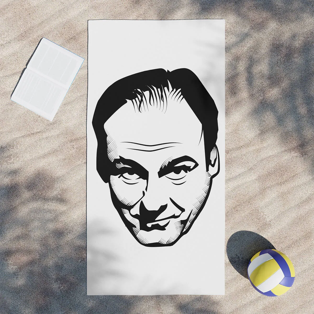 Gangster Tony Soprano from New Jersey Beach Towel - Image 4