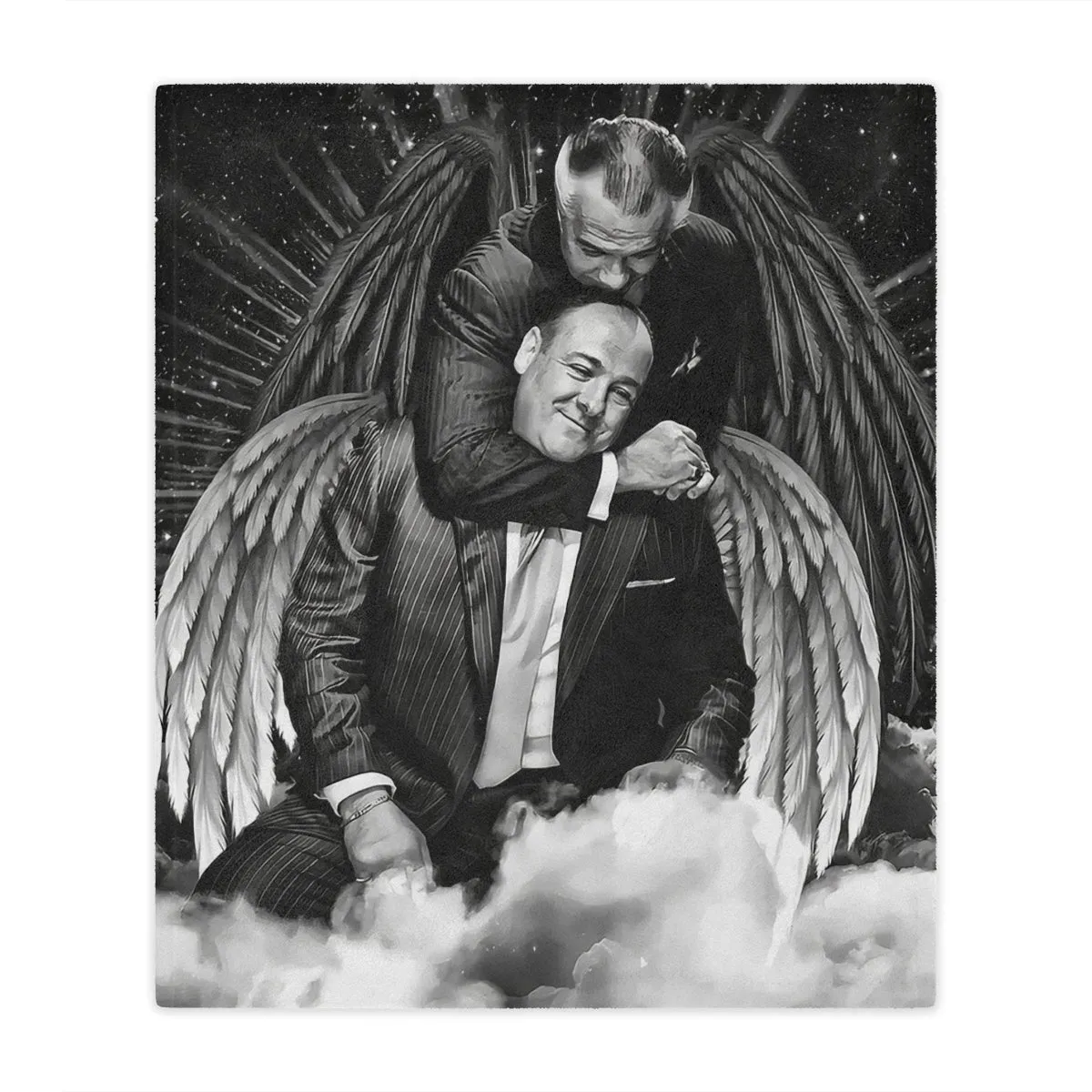 Gangsters and Angels Minky Blanket