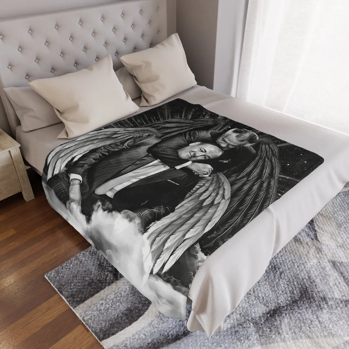 Gangsters and Angels Minky Blanket - Image 4