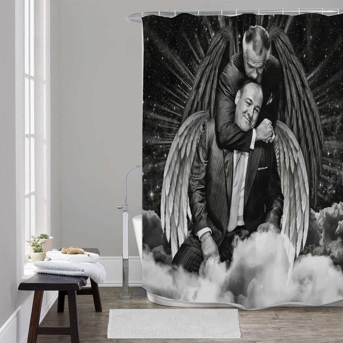 Gangsters and Angels Shower Curtains - Image 2
