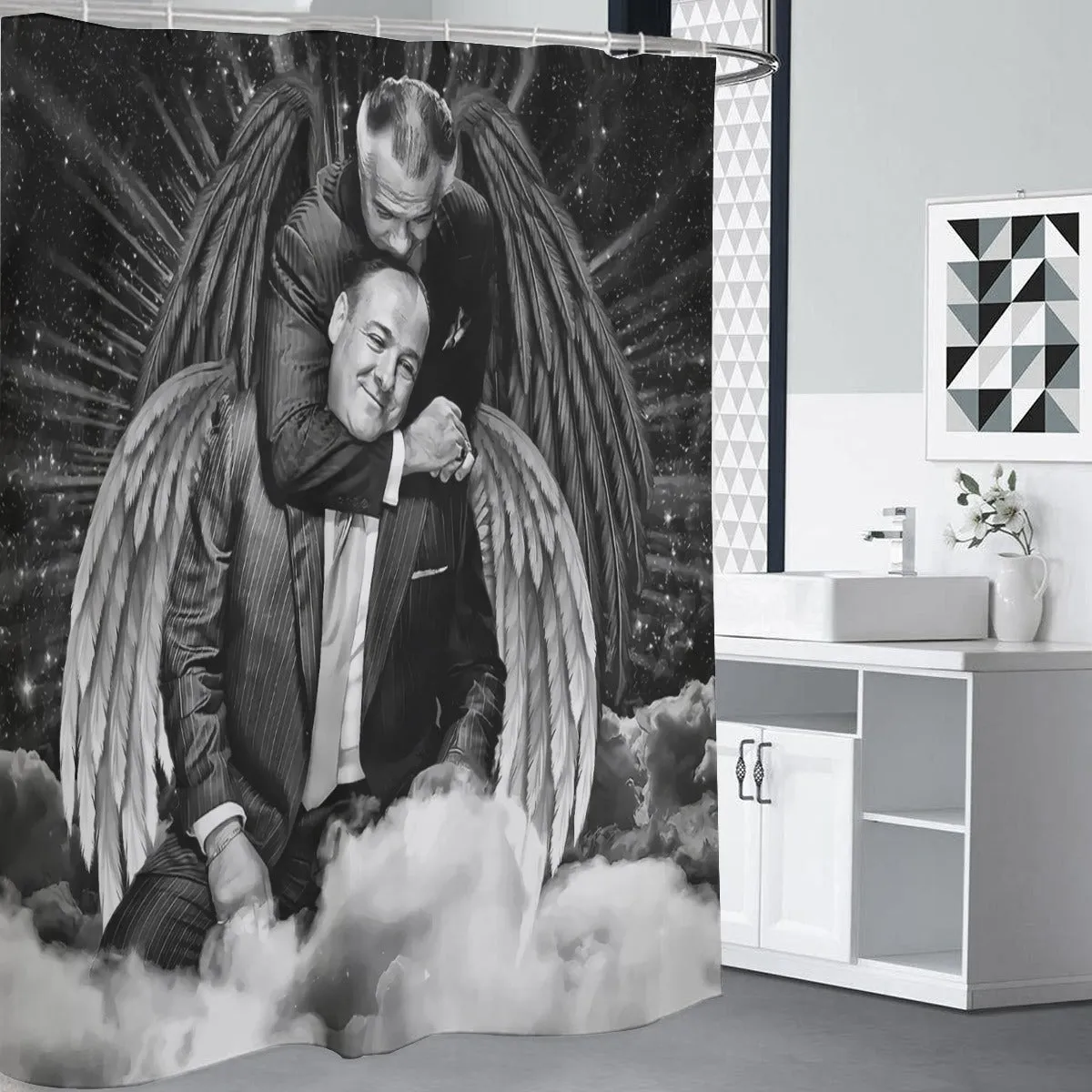 Gangsters and Angels Shower Curtains - Image 3