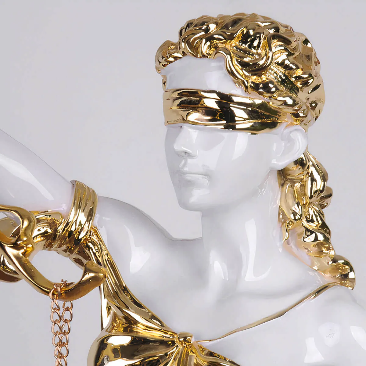 Goddess of Justice Sculpture Fairness Art Law Statue - Image 6