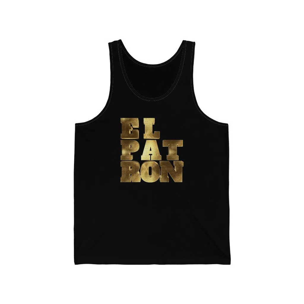 Gold Pablo El Patron Colombian El Jefe Boss Tank Top