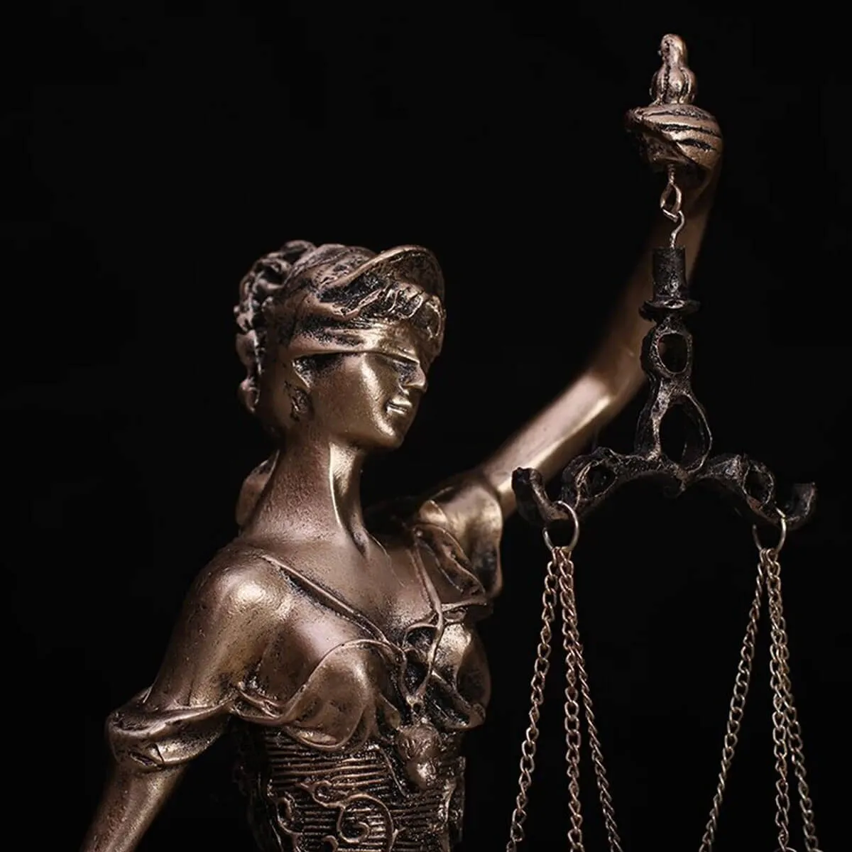 Greek Justice Goddess Fair Sculpture Law Statue - Image 6