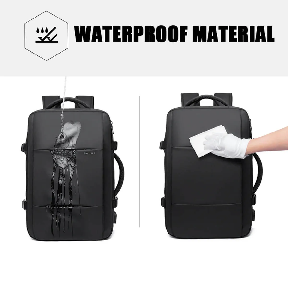 High-Quality Expandable USB Charging Large Capacity Backpack - Image 10