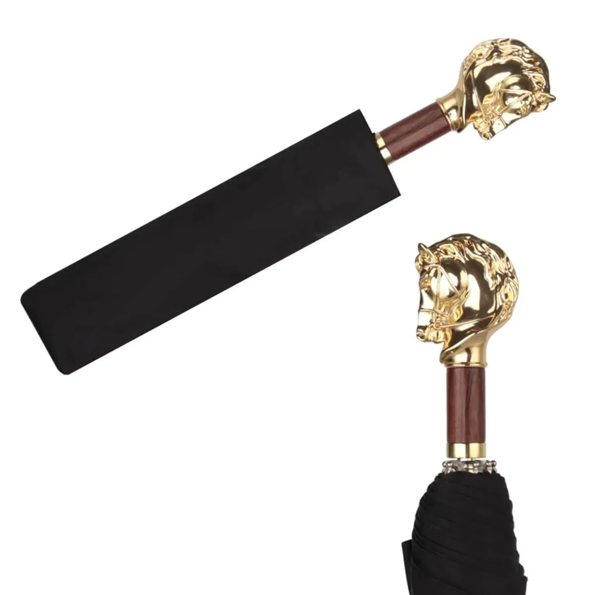 Horse Head Folding Business Umbrella - Image 6