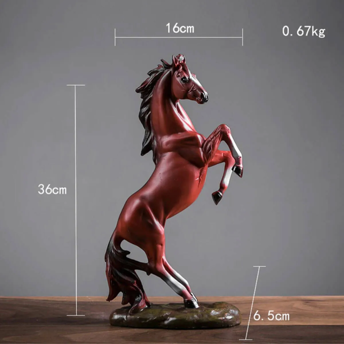Horse Statue Animal Figurines Resin Sculpture Art - Image 10