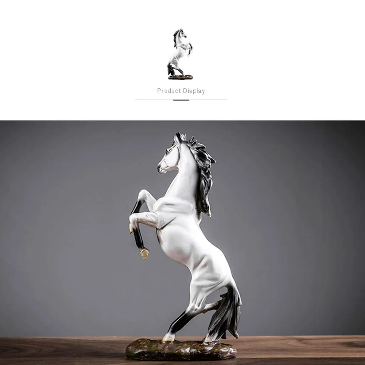 Horse Statue Animal Figurines Resin Sculpture Art - Image 6