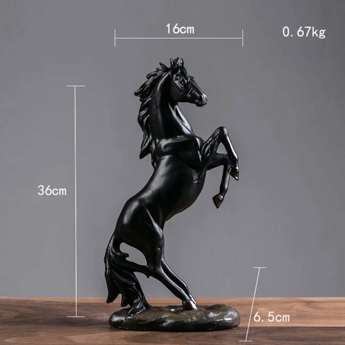 Horse Statue Animal Figurines Resin Sculpture Art - Image 9