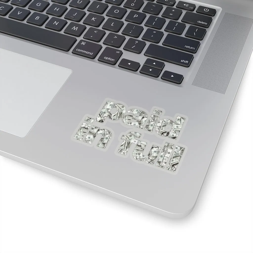 I am Cash Money Boss Paid in Full Mobster Stickers - Image 4