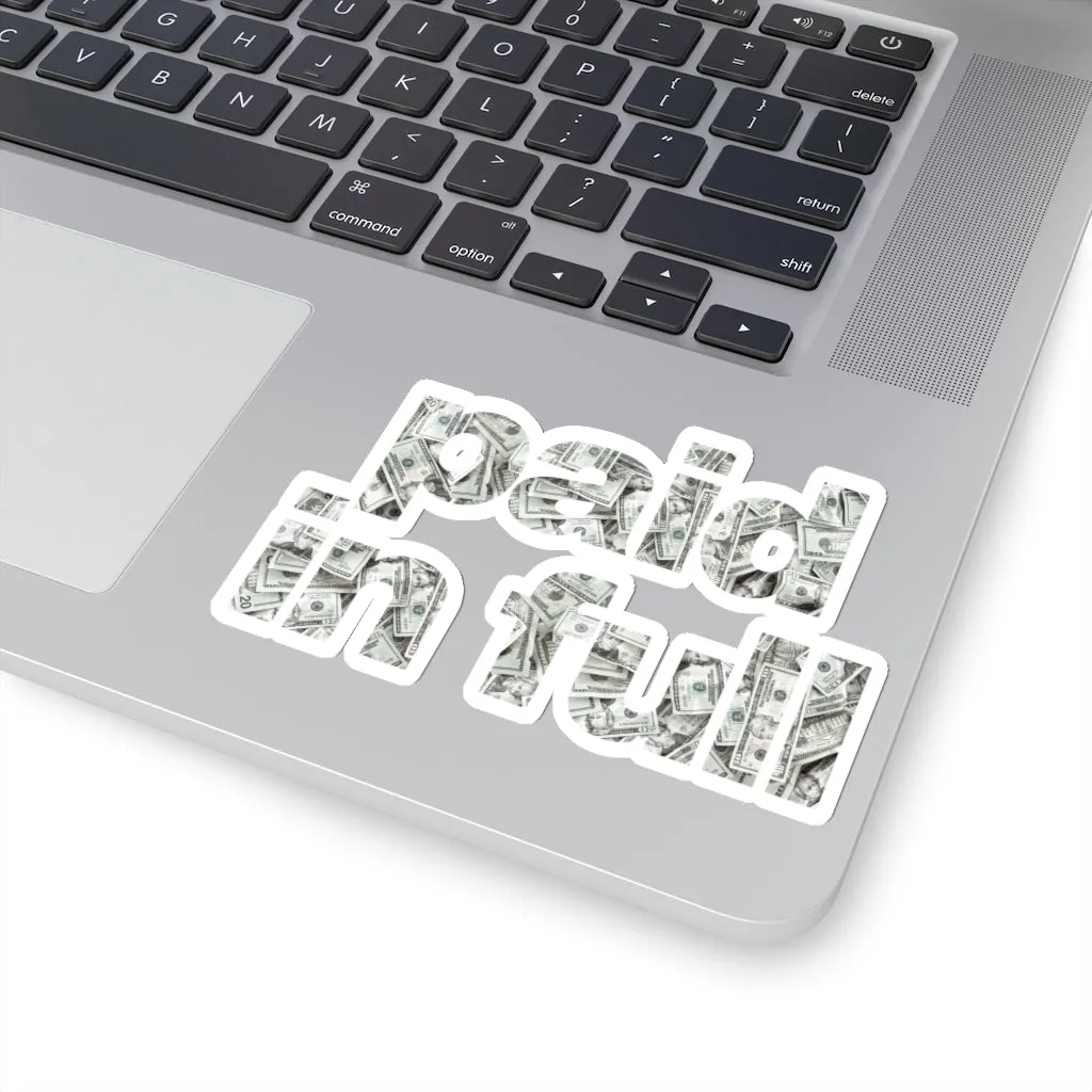 I am Cash Money Boss Paid in Full Mobster Stickers - Image 7