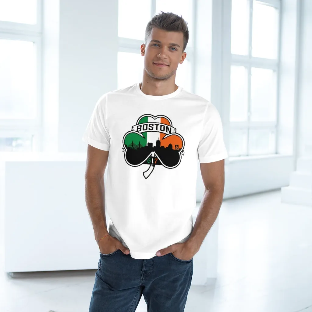 Irish Boston Massachusetts 617 T-shirt - Image 4