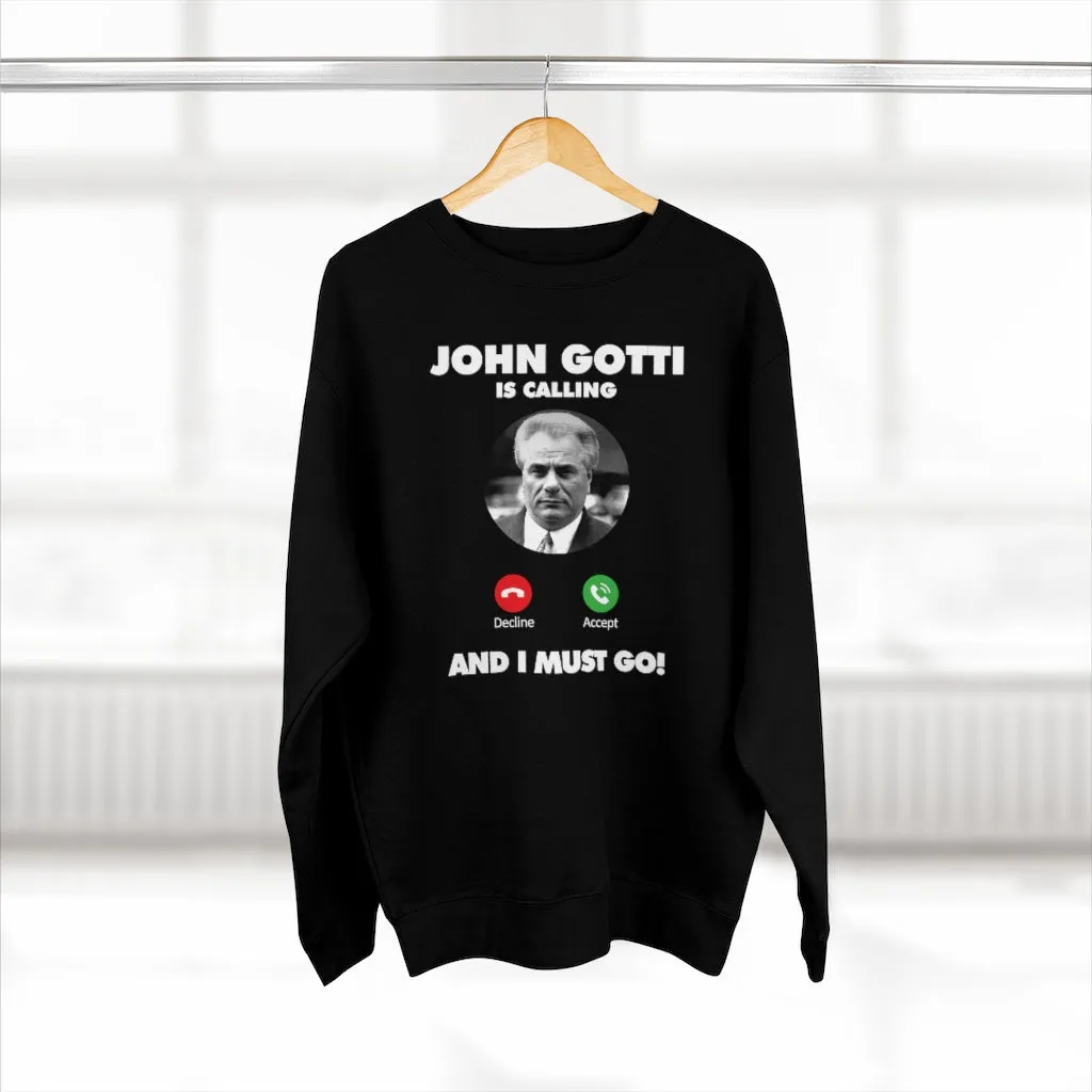 John Gotti The Teflon Don Mobster is Calling Sweatshirt - Image 3