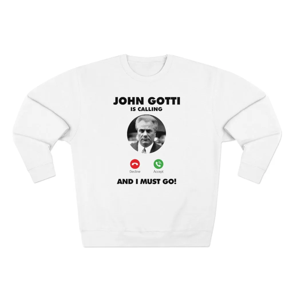 John Gotti The Teflon Don Mobster is Calling Sweatshirt - Image 4