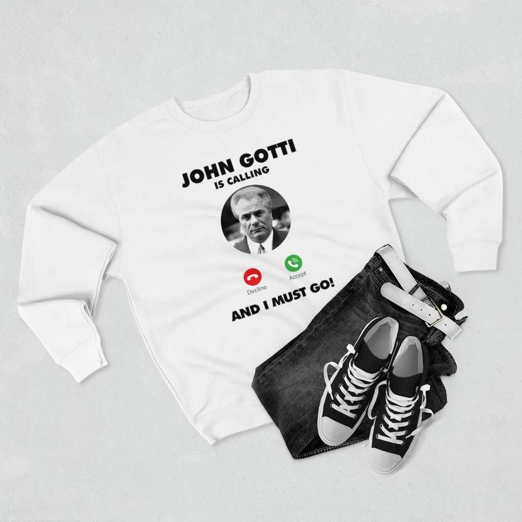 John Gotti The Teflon Don Mobster is Calling Sweatshirt - Image 5