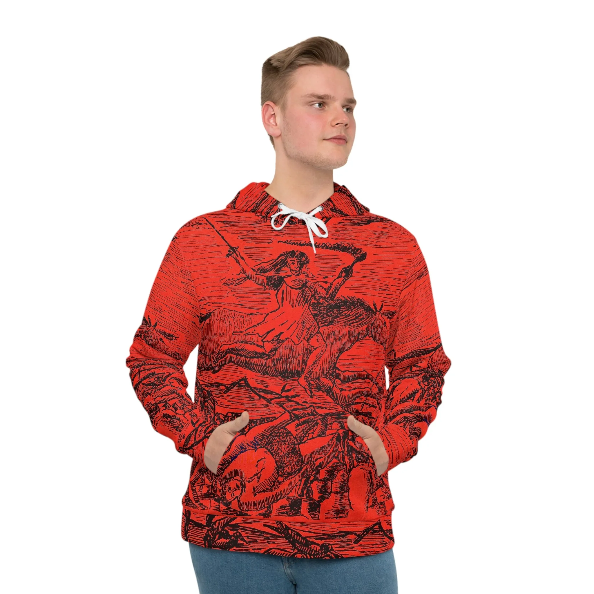 La Guerre The War by Henri Rousseau Art Hoodie - Image 3