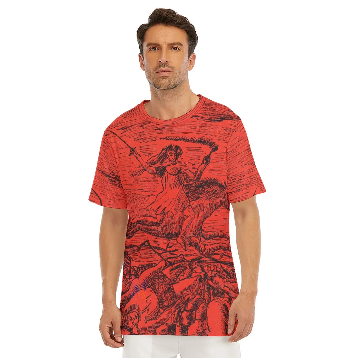 La Guerre The War by Henri Rousseau T-Shirt - Image 4