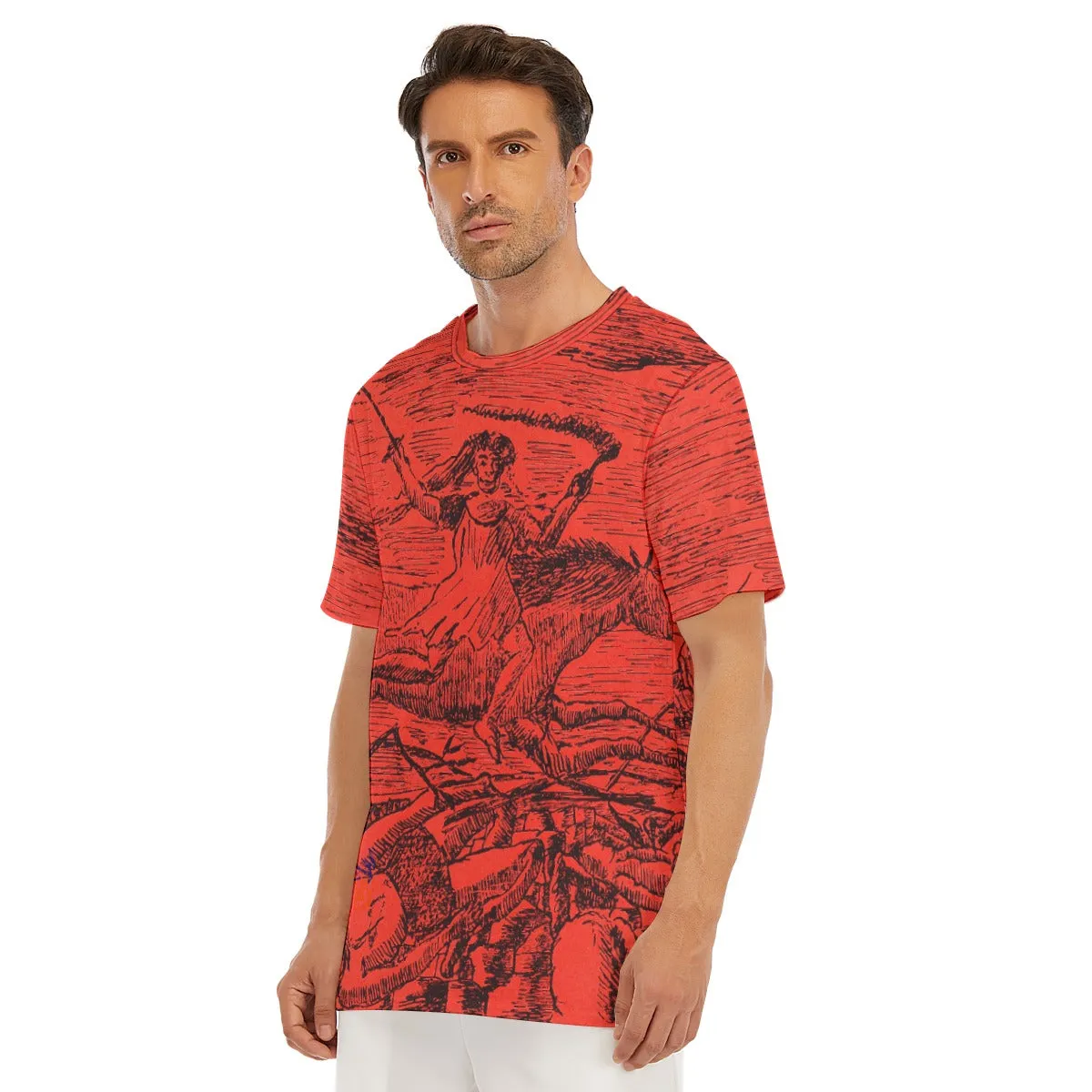 La Guerre The War by Henri Rousseau T-Shirt - Image 6