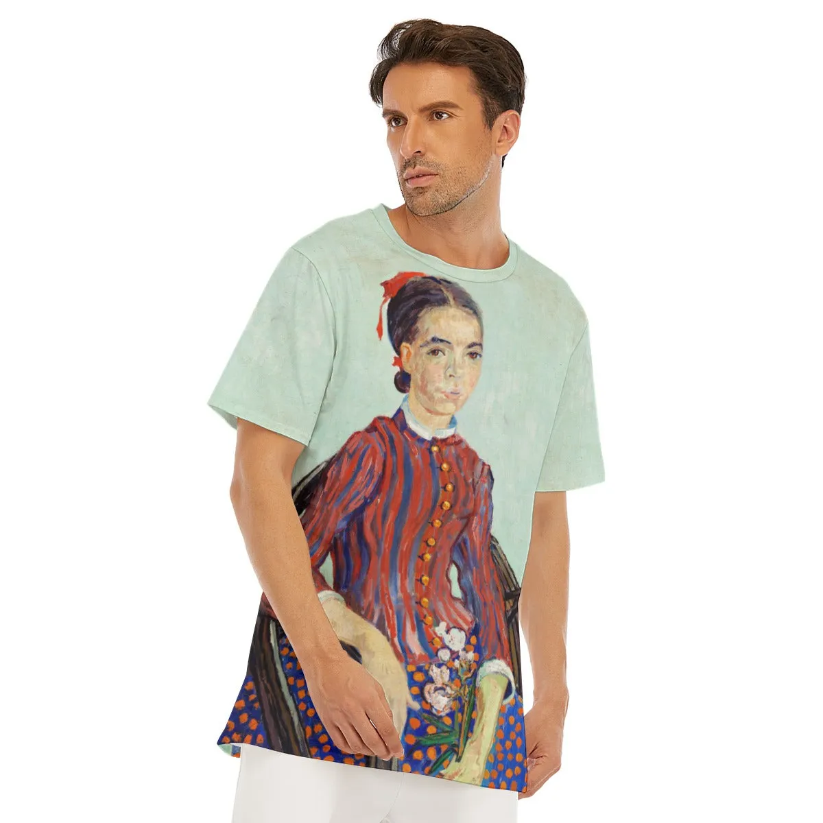 La Mousmé by Vincent van Gogh T-Shirt - Image 5