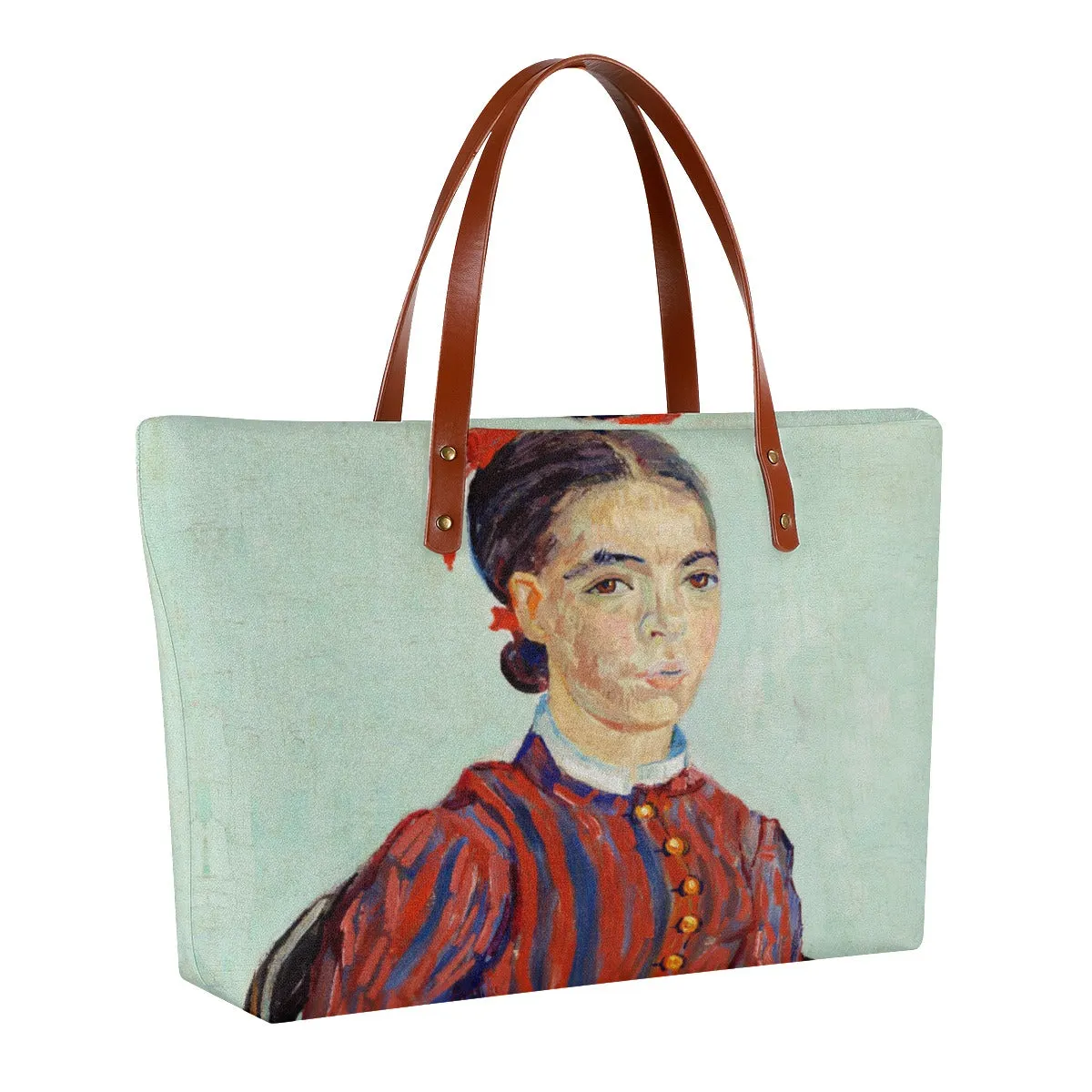 La Mousmé by Vincent van Gogh Tote Bag - Image 2