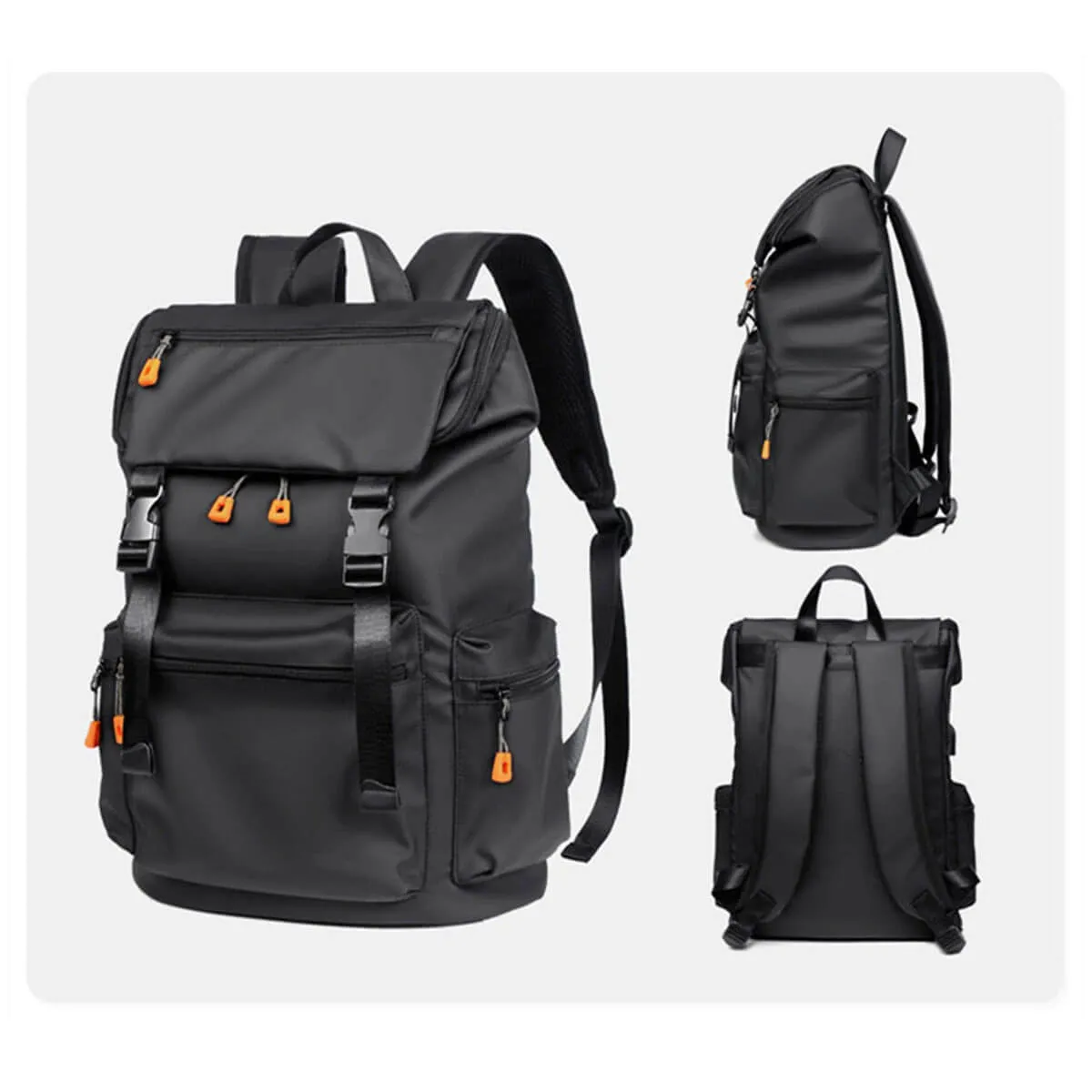 Large Capacity Business Travel High-Quality USB Charge Backpack - Image 6
