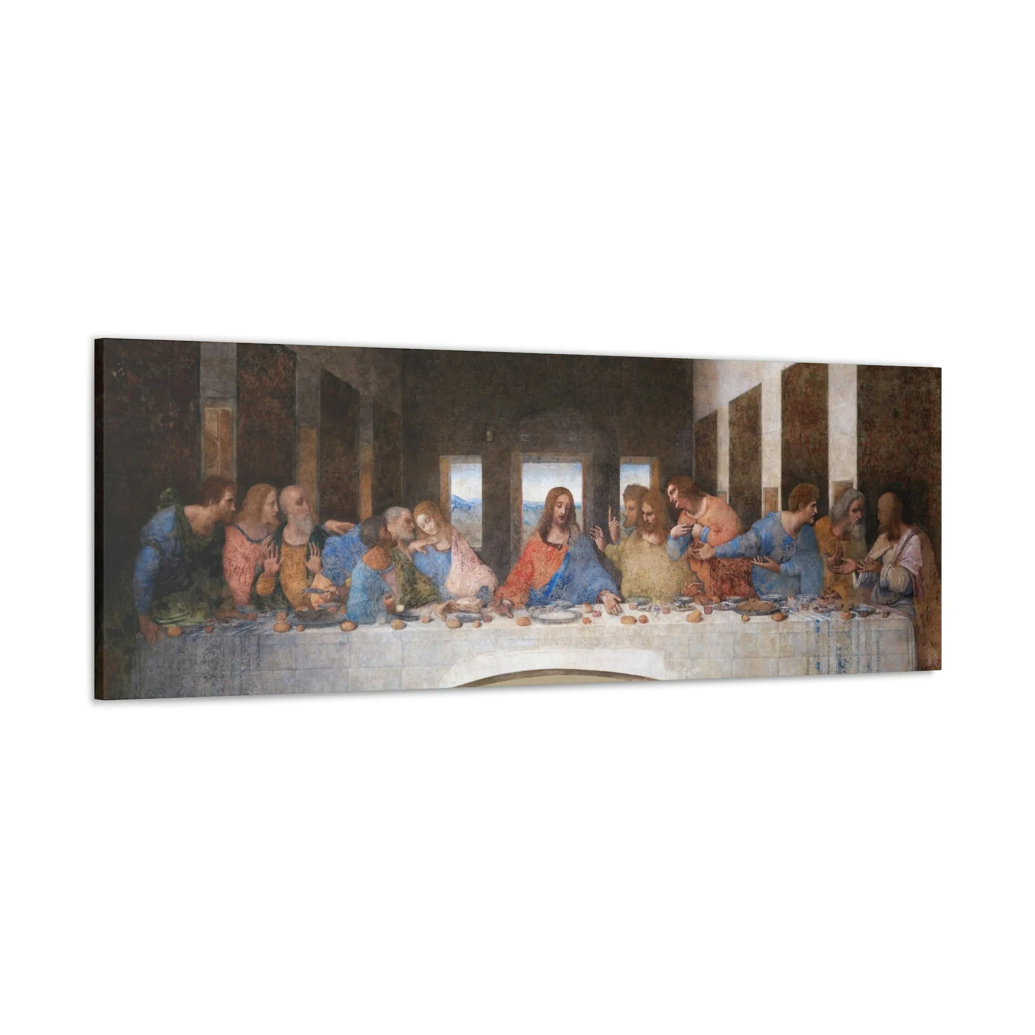 Leonardo Da Vinci The Last Supper Canvas Gallery Wraps
