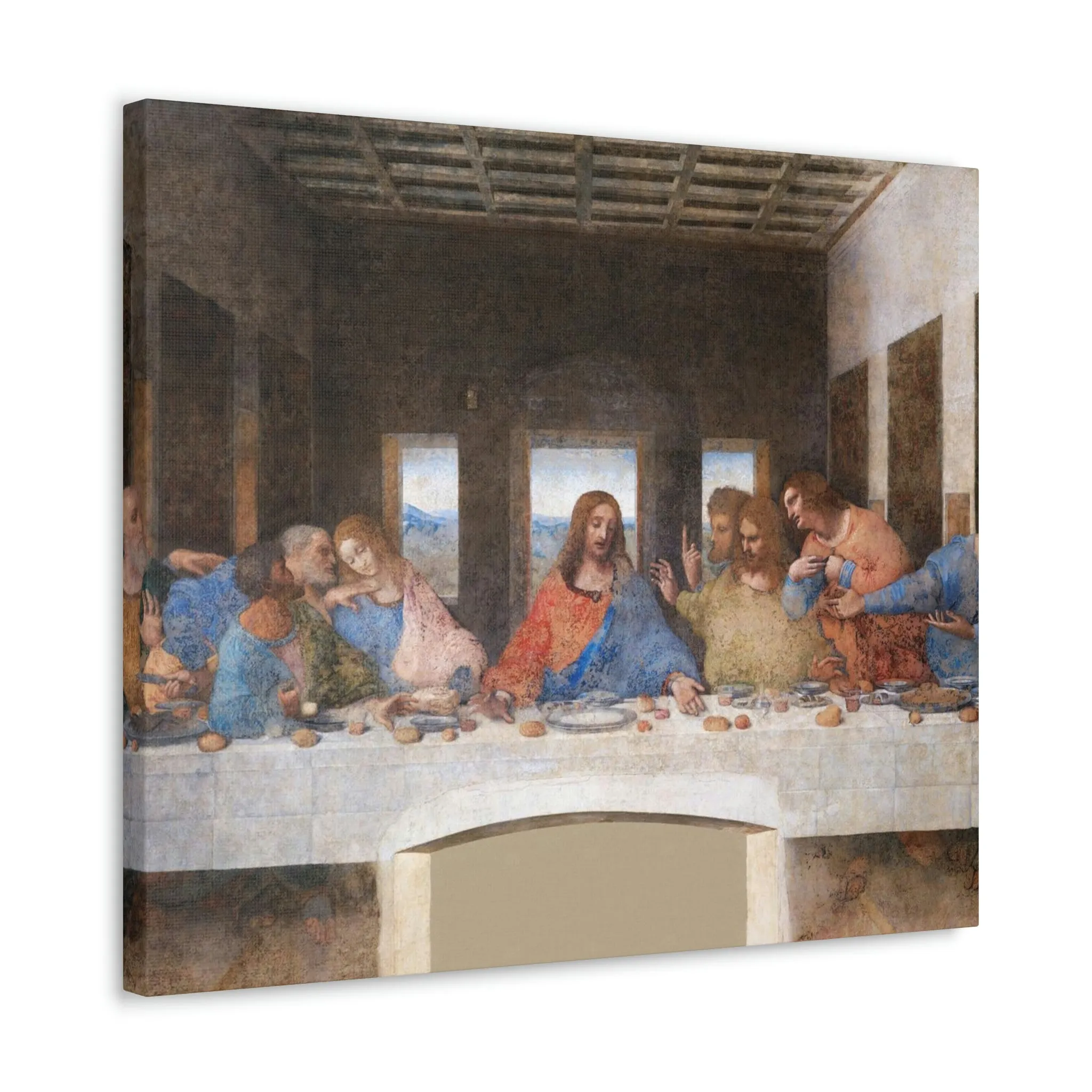 Leonardo Da Vinci The Last Supper Canvas Gallery Wraps - Image 25