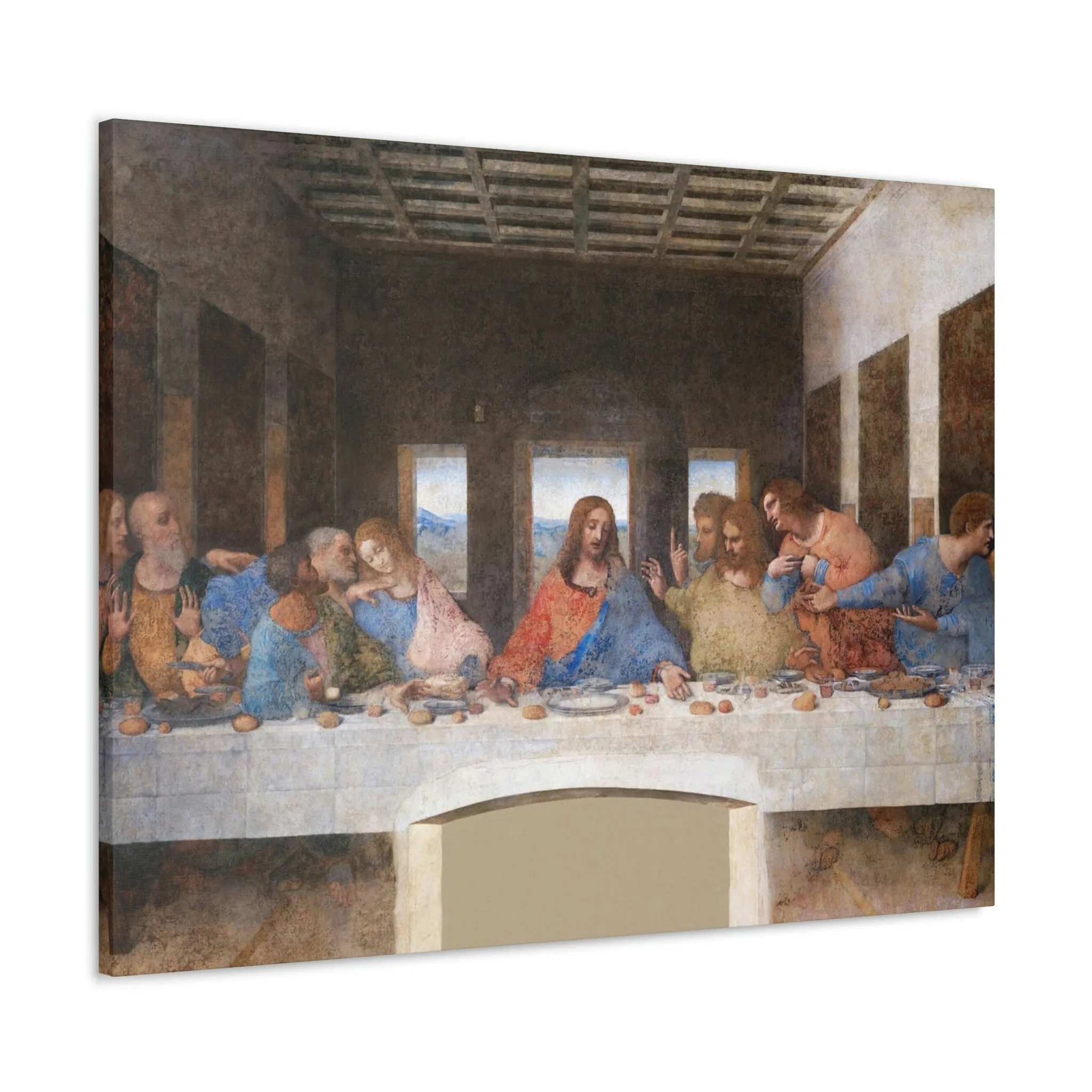 Leonardo Da Vinci The Last Supper Canvas Gallery Wraps - Image 28