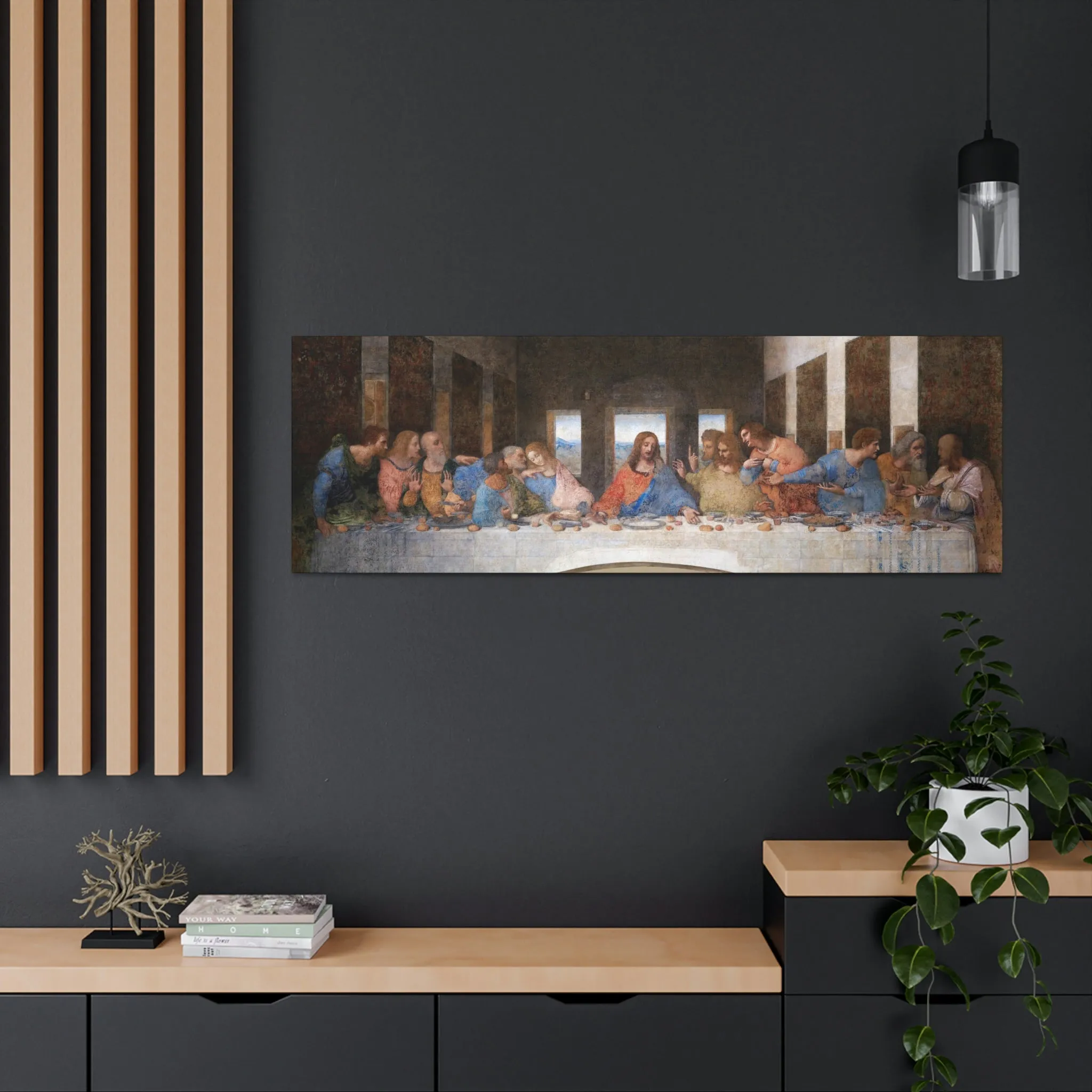 Leonardo Da Vinci The Last Supper Canvas Gallery Wraps - Image 3