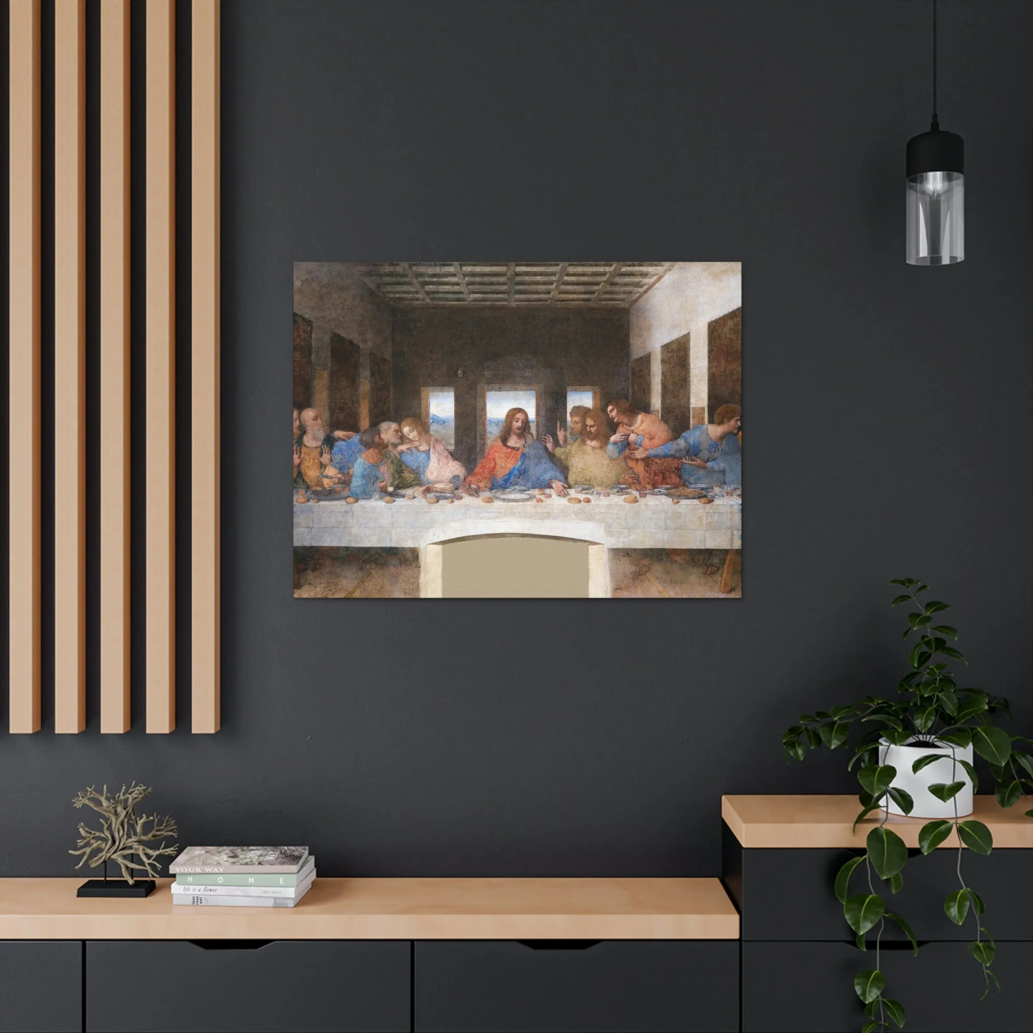 Leonardo Da Vinci The Last Supper Canvas Gallery Wraps - Image 30