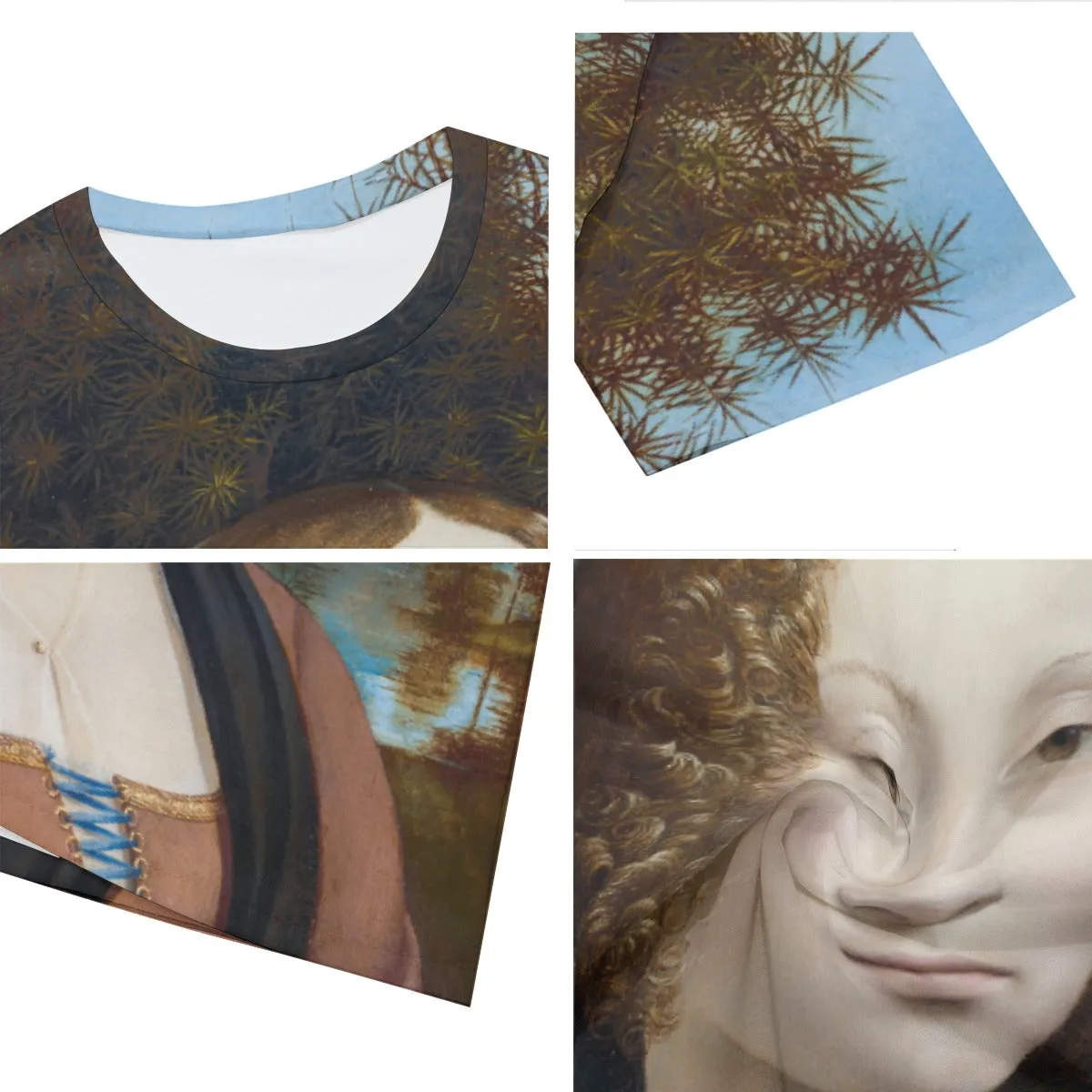 Leonardo da Vinci's Ginevra de' Benci T-Shirt - Image 3