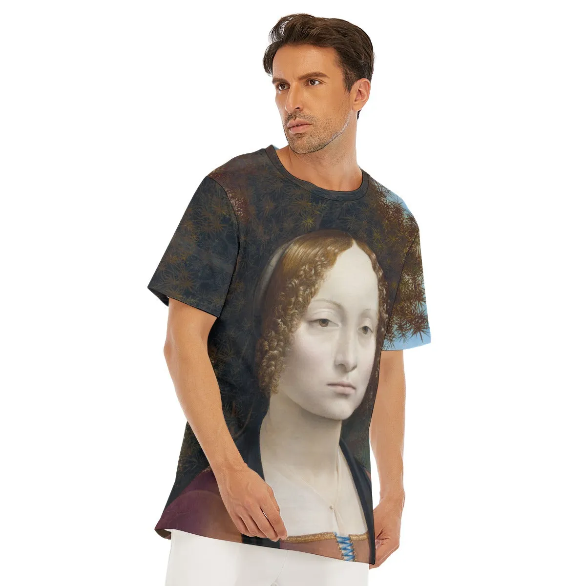 Leonardo da Vinci's Ginevra de' Benci T-Shirt - Image 5