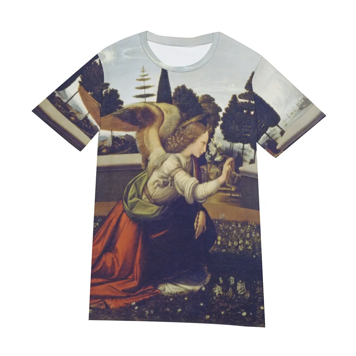 Leonardo da Vinci's The Annunciation T-Shirt