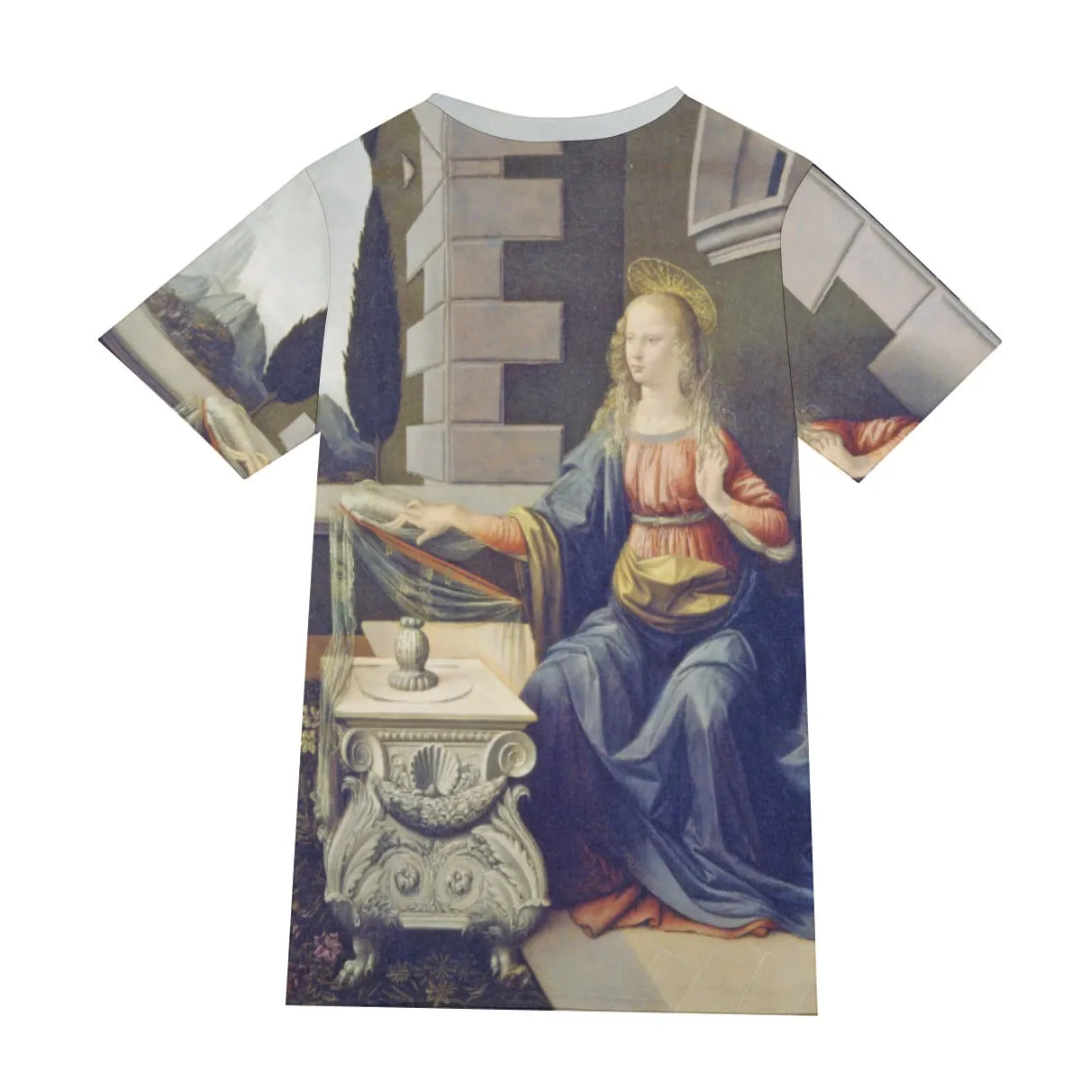 Leonardo da Vinci's The Annunciation T-Shirt - Image 2